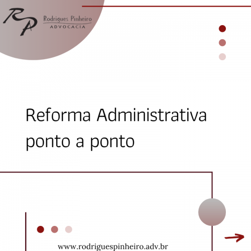 Reforma administrativa ponto a ponto
