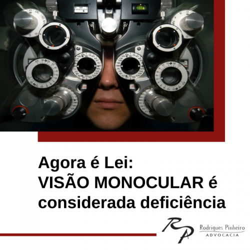 Read more about the article Visão monocular é considerada deficiência