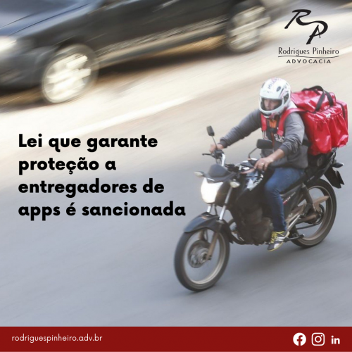 Read more about the article Lei 14.297/2022 – garante proteção para entregadores de aplicativos