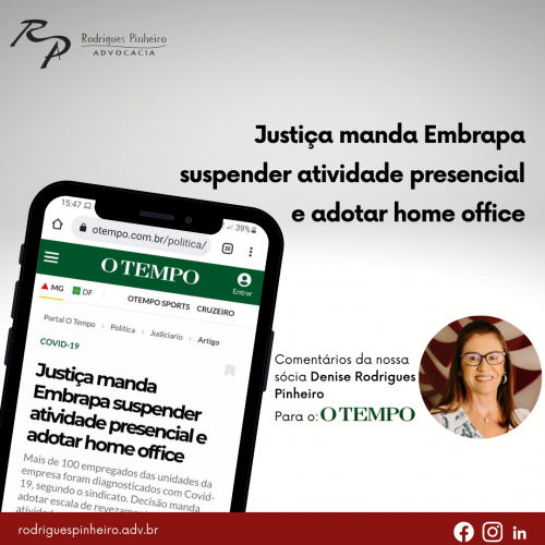 Justiça manda Embrapa suspender atividade presencial e adotar home office