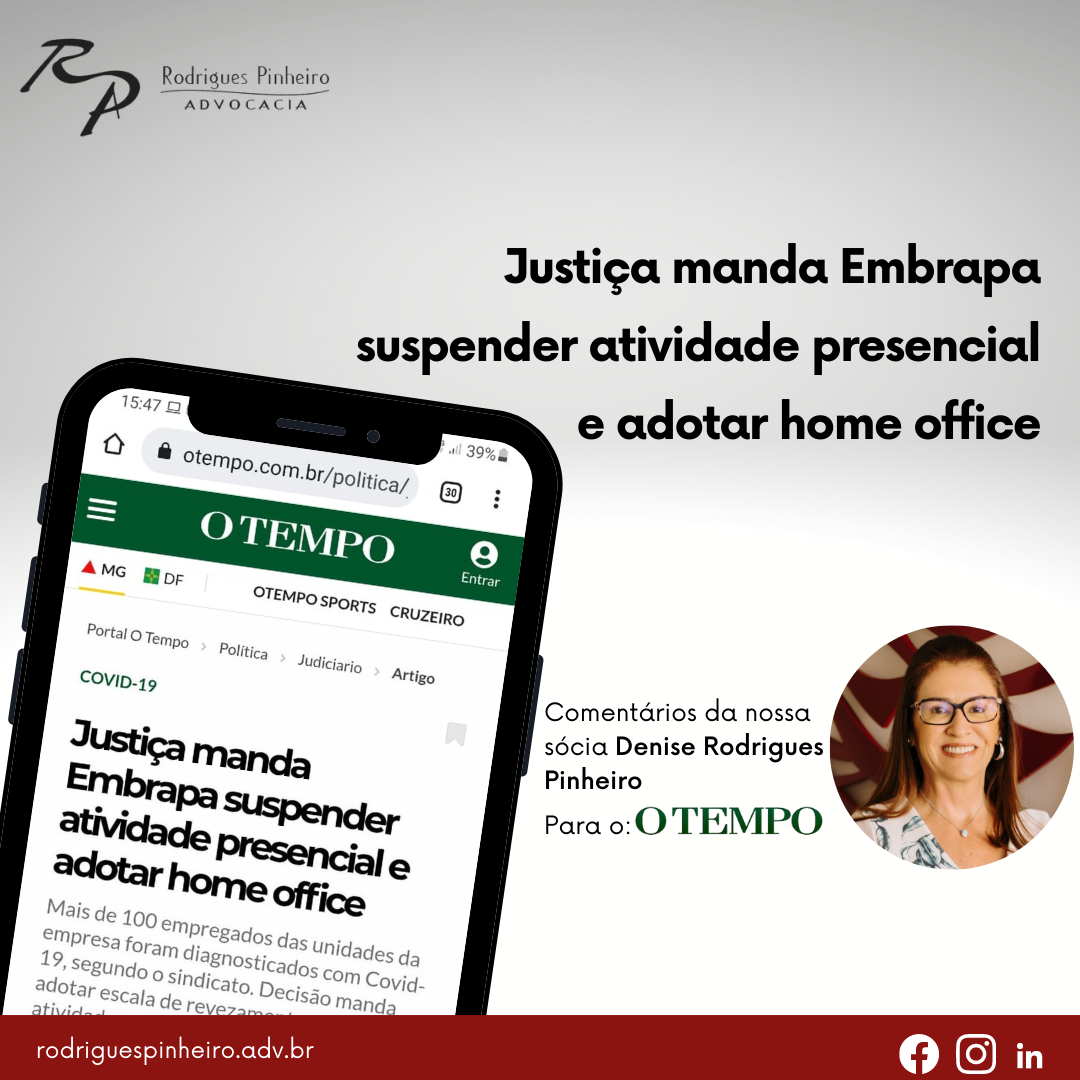 Read more about the article Justiça manda Embrapa suspender atividade presencial e adotar home office