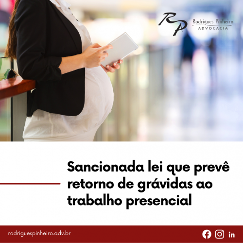 Retorno de grávidas ao trabalho presencial