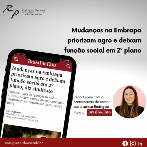Read more about the article Mudanças na Embrapa priorizam agro e deixam função social em 2º plano, diz sindicato