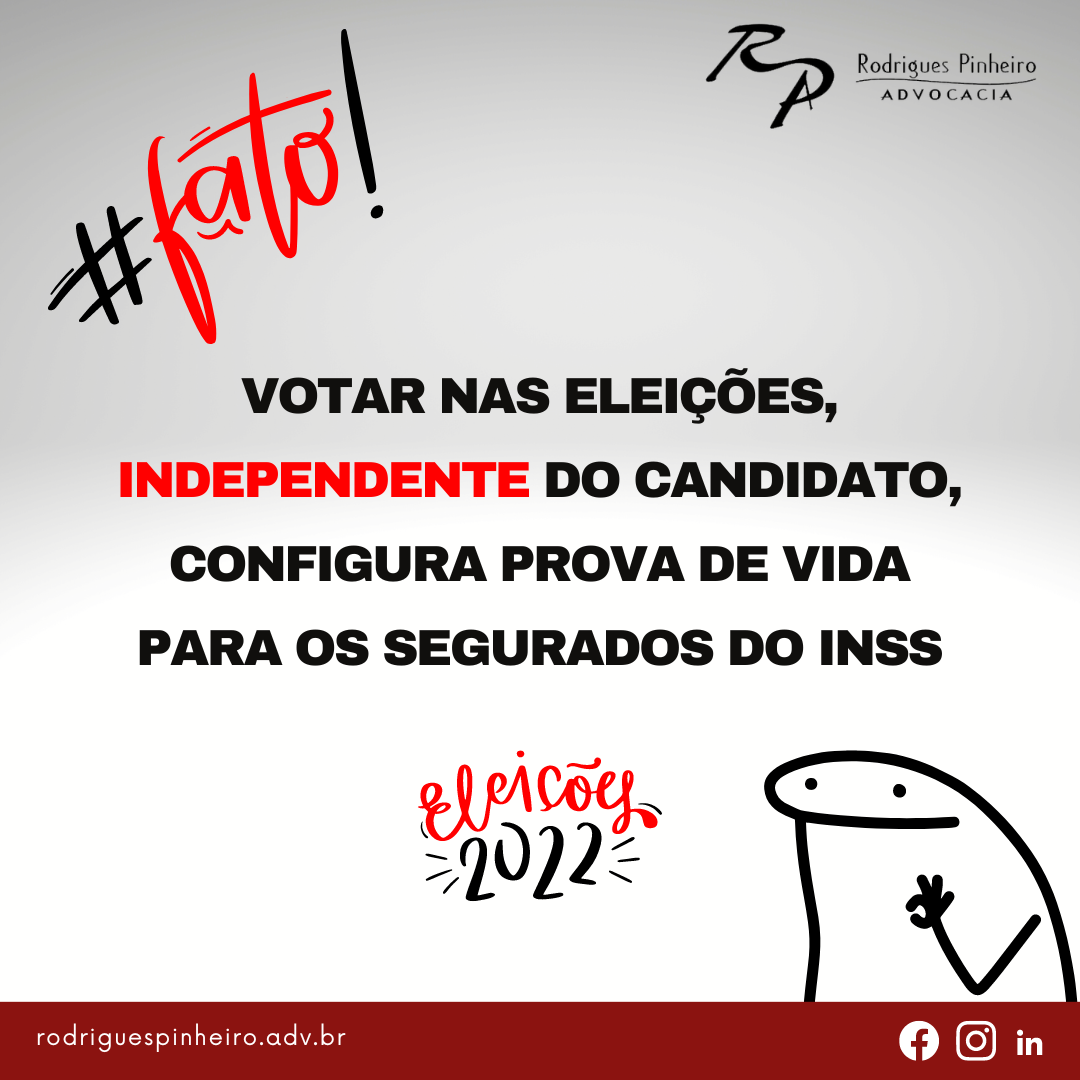Read more about the article Votar nas eleições, independente do candidato, configura prova de vida para os segurados do INSS