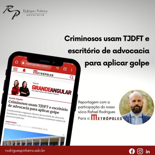 Read more about the article Criminosos usam TJDFT para aplicar golpe
