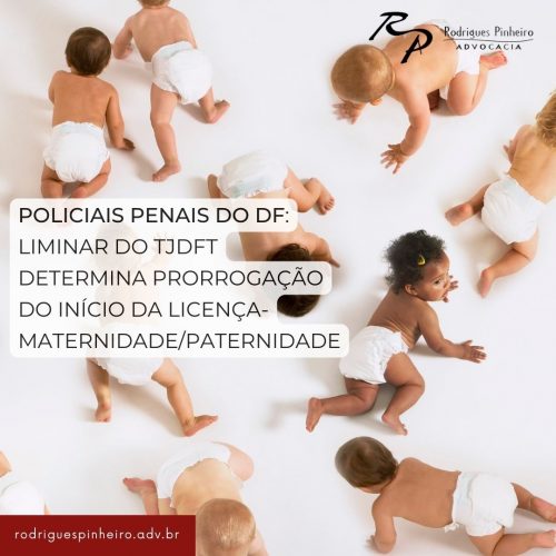 licença-maternidade policiais penais